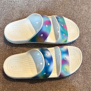 Crocs Women's Multicolor Slide Sandals